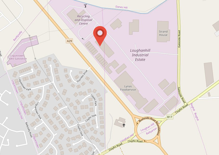 A map of our location